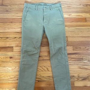 Uniqlo Slim Fit Tan/Khaki Chinos 30x32